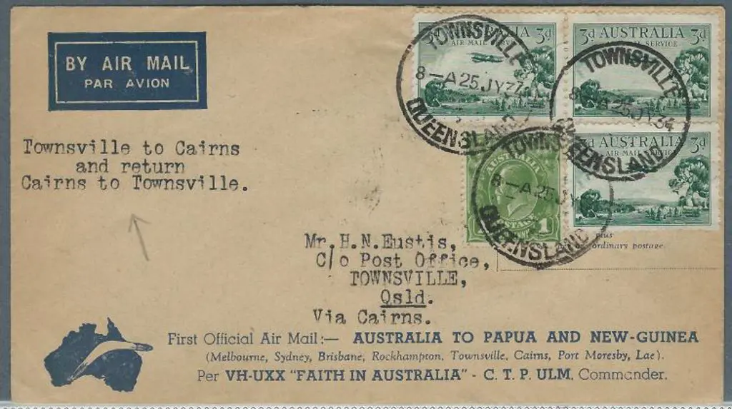 1934 (24th July) Townsville-Cairns & return ... Image 1++