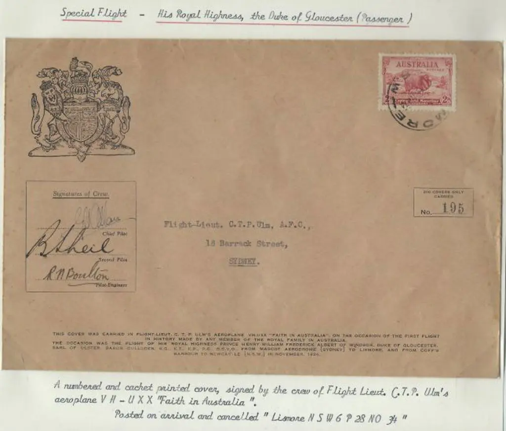 1934 (28th Nov) "Faith in Australia" special ... Image 1++