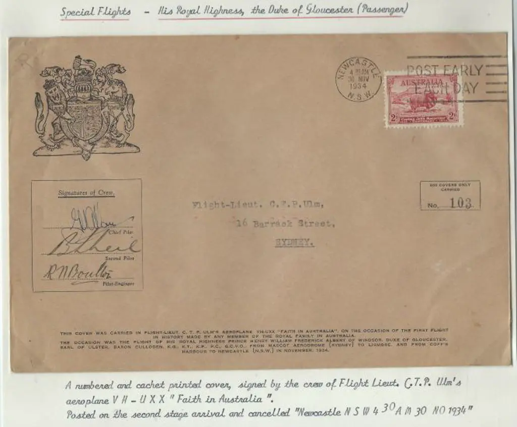 1934 (28th Nov) "Faith in Australia" special ... Image 1++