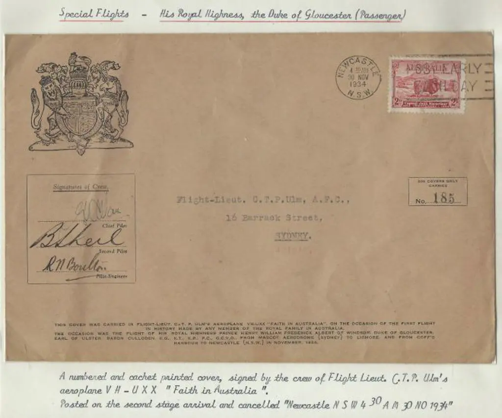 1934 (28th Nov) "Faith in Australia" special ... Image 1++