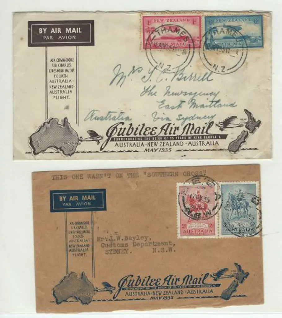 1935 (18th May) New Zealand to Australia Kingsford ... Image 1++