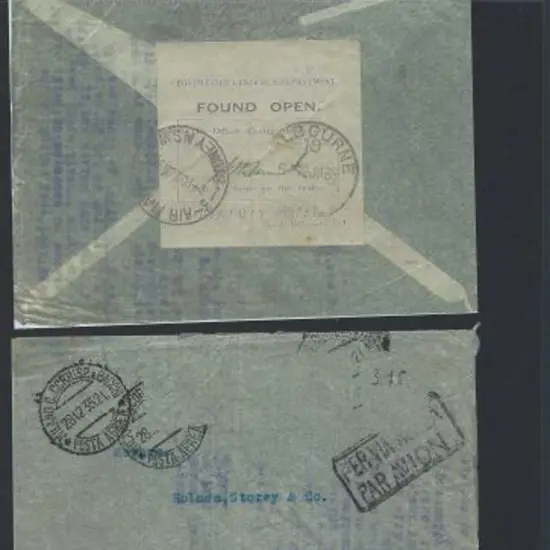 1935 (31st Dec) Imperial Airways England to ...