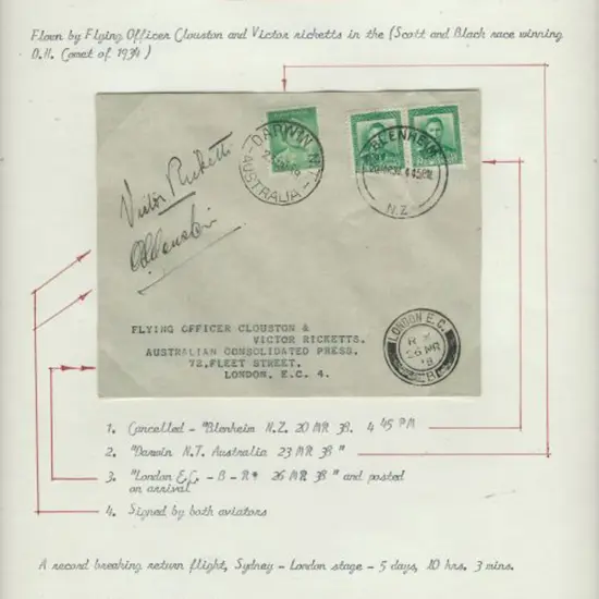1938 (15th Mar) ditto return journey only, New ...