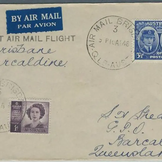 1948 (27th Mar) Brisbane-Quilpie & intermediates ...