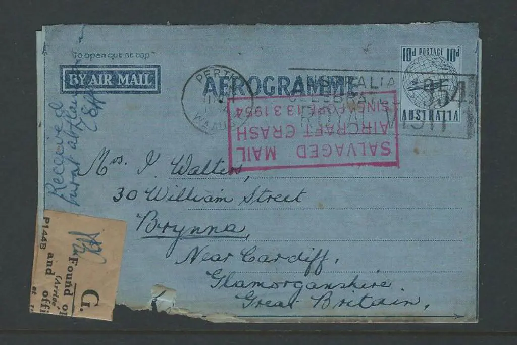 1954 (13th March) ditto but a Welsh addressed 10d ... Image 1++