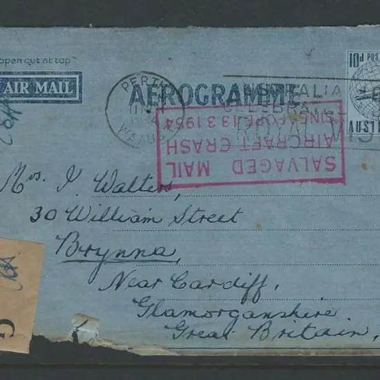1954 (13th March) ditto but a Welsh addressed 10d ...