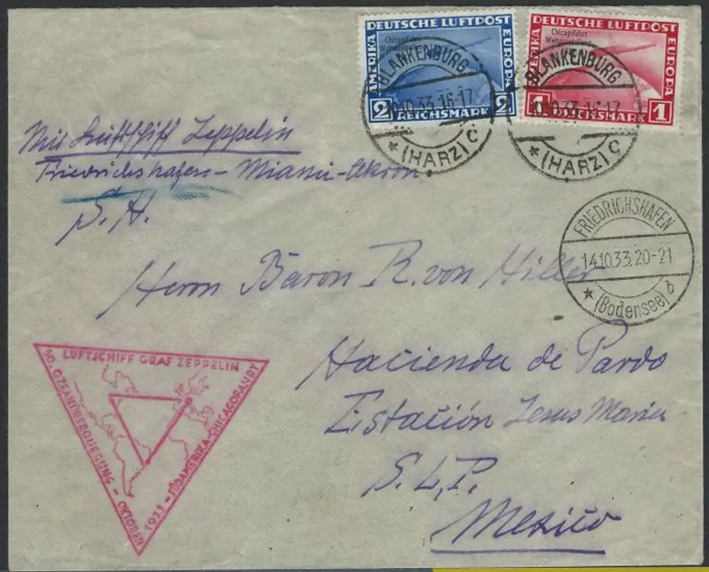 Zeppelin 1933 (10th Oct) Chicago World Exhibition ... Image 1++