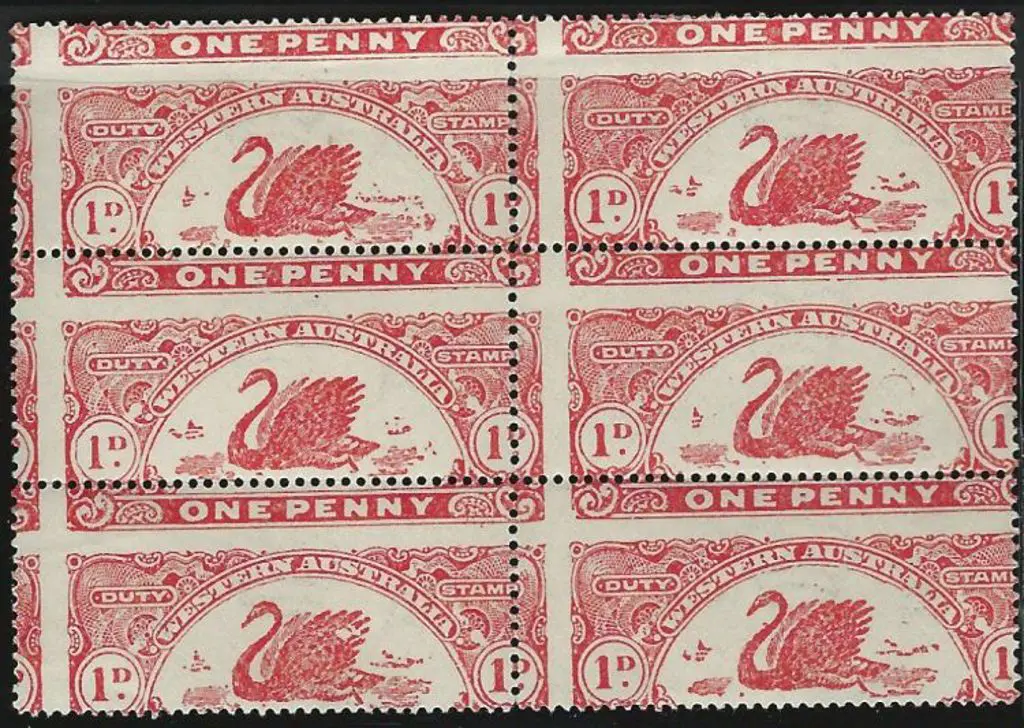 Revenues "long swan" duty stamps collection typed ... Image 1++