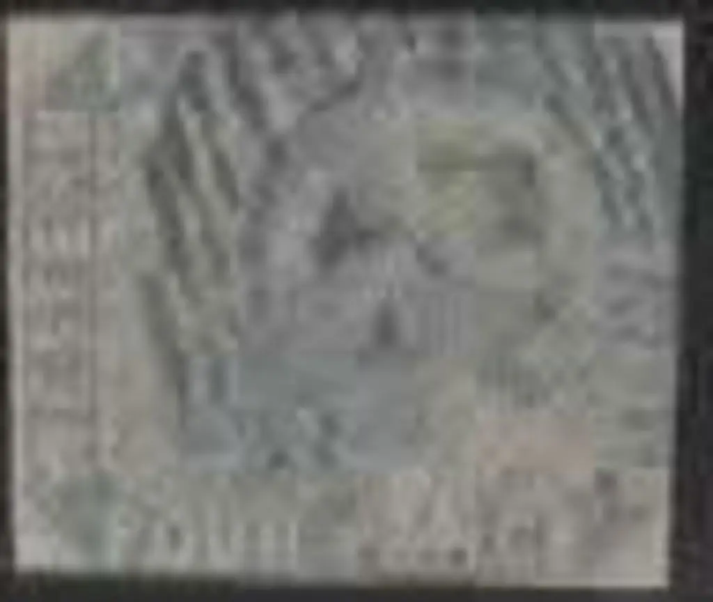 1854 4d pale blue swan with "swan & water above ... Image 1++