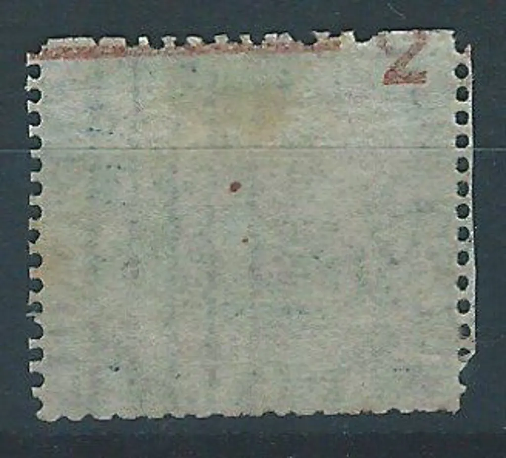1861 2d blue swan, clean-cut perf. 14-16 with "2" ... Image 1++