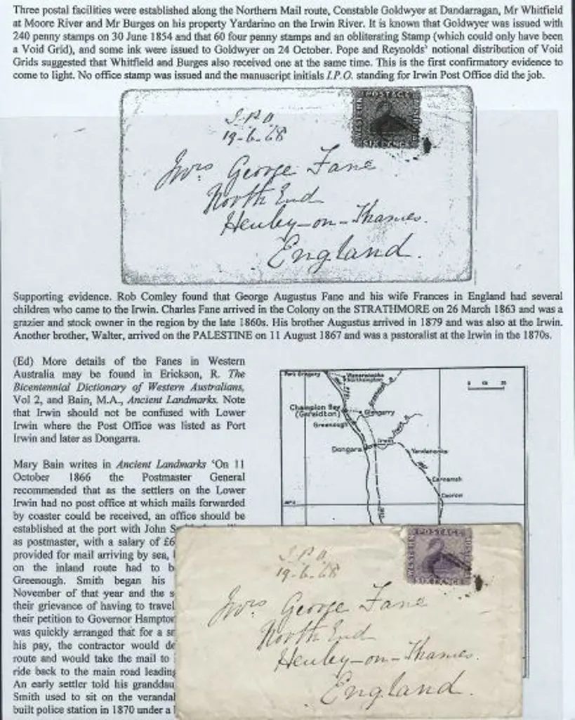 1868 (19th June) Irwin void grid cancel tying 6d ... Image 1++