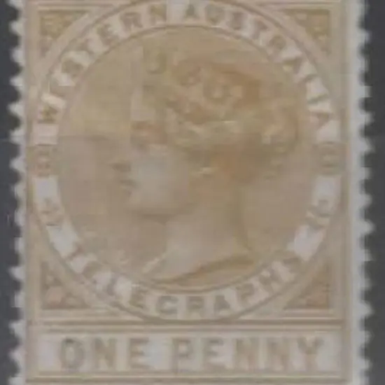 1879 1d bistre, perf. 12½ Telegraph. MLH but minor ...