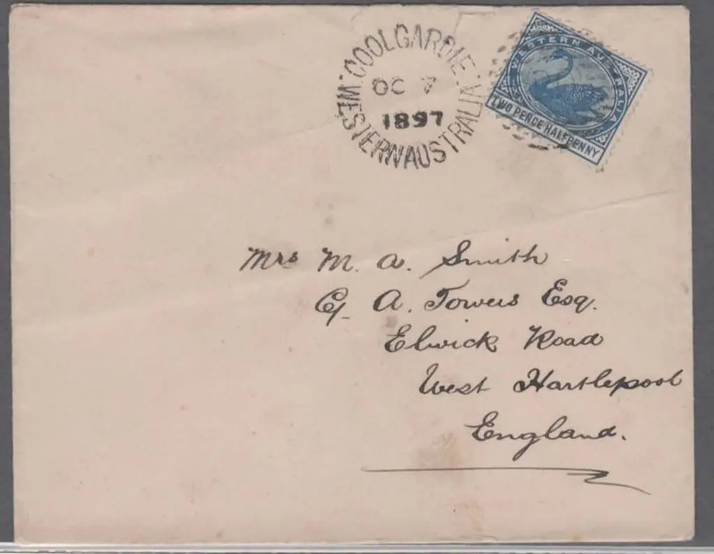 1897 (7th Oct) Coolgardie duplex Dx Po-G in NIL ... Image 1++