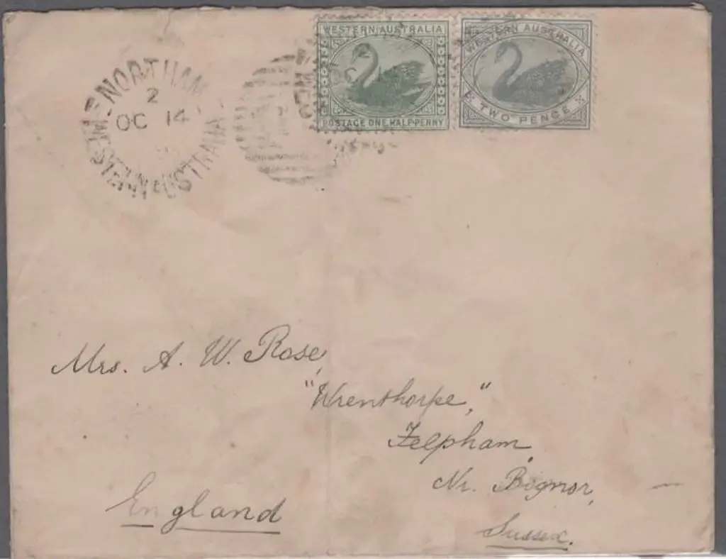 1899 (14th Oct) Northam duplex DxPO in NIL (1) ... Image 1++