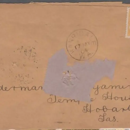 1904 (17th May) Karridale 3b (2) cds with ...