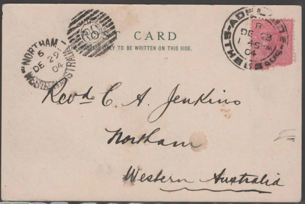 1904 (29th Dec) "Cataract Gorge, Launceston" b&w ... Image 1++