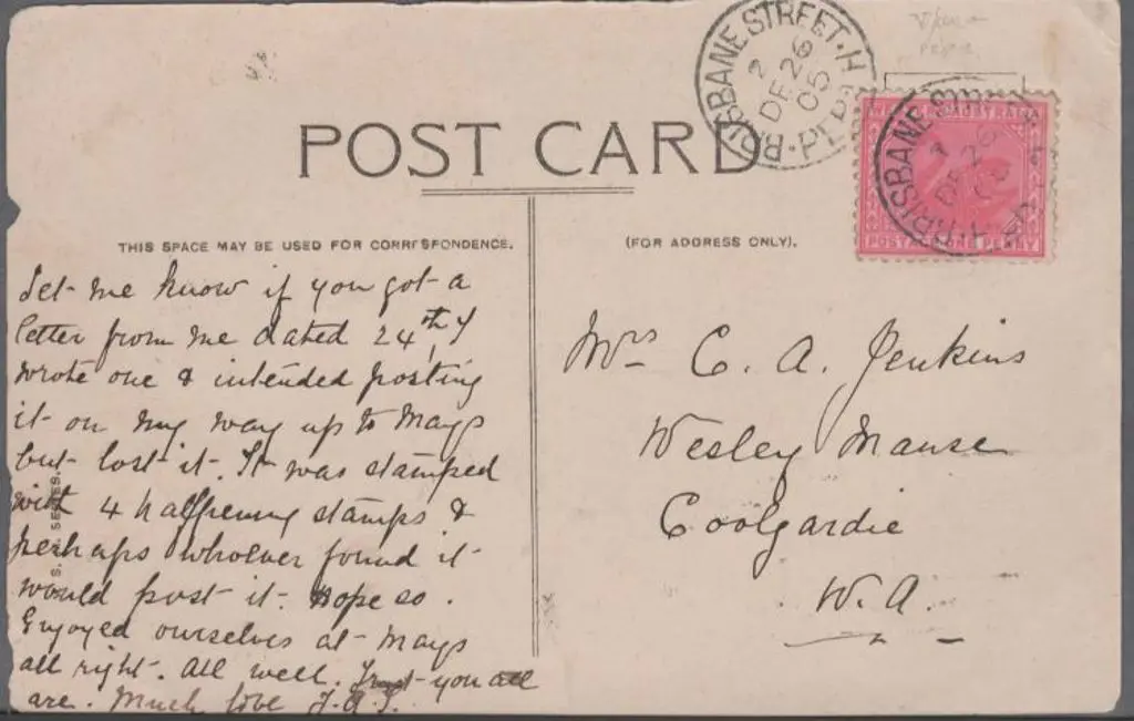 1905 (26th Dec) "Fire Brigade Station, Melbourne" ... Image 1++