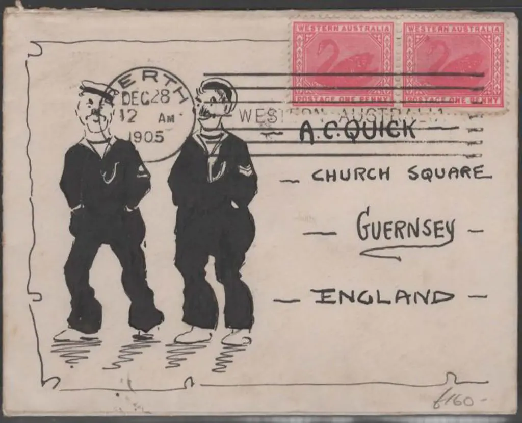 1905 (28th Dec) Leo Quick unsigned illustrated ... Image 1++