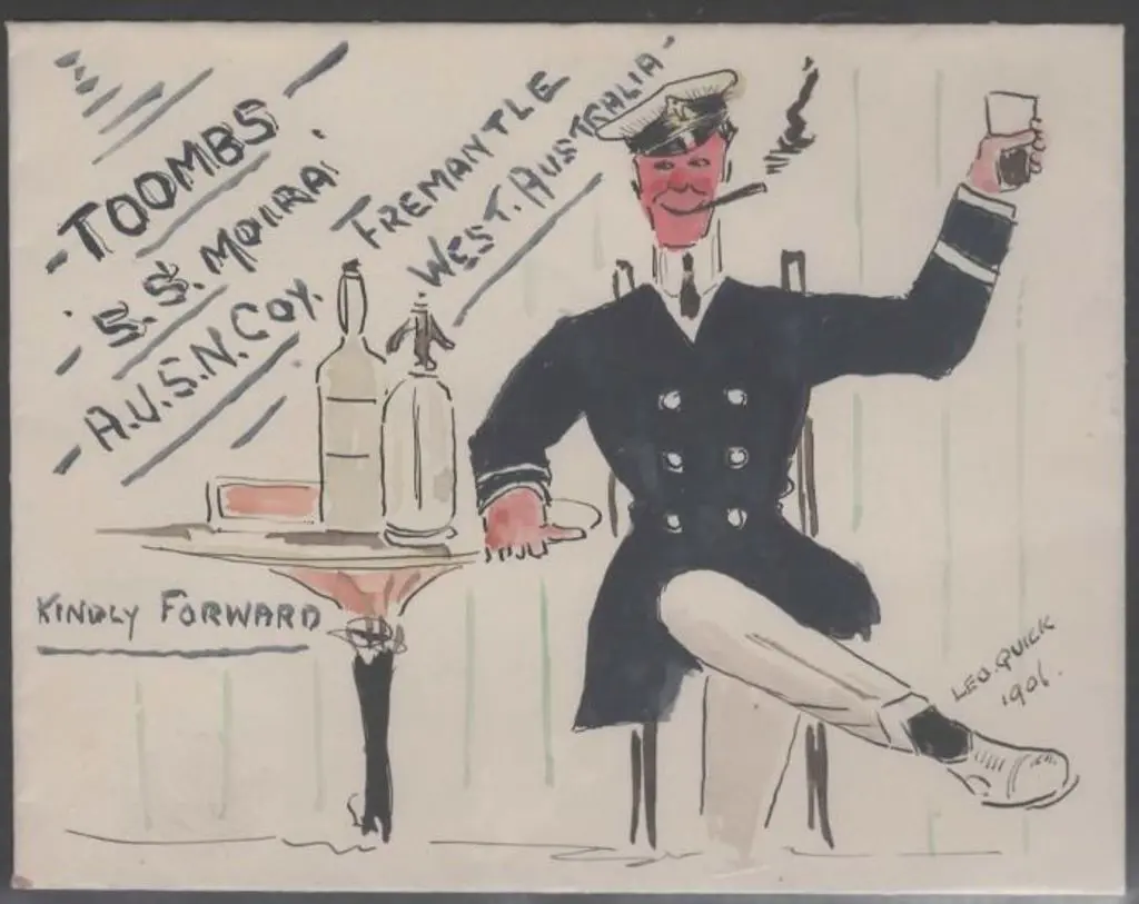 1906 Leo Quick coloured illustrated cover prepared ... Image 1++