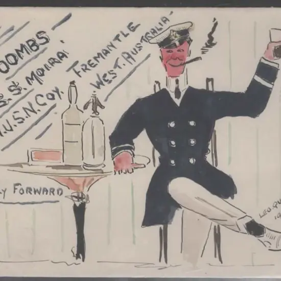 1906 Leo Quick coloured illustrated cover prepared ...
