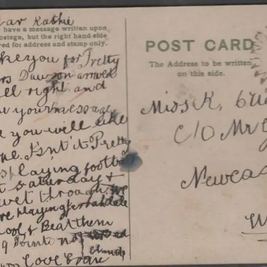 1908 (8th July) "For Auld Lang Syne" colour ...