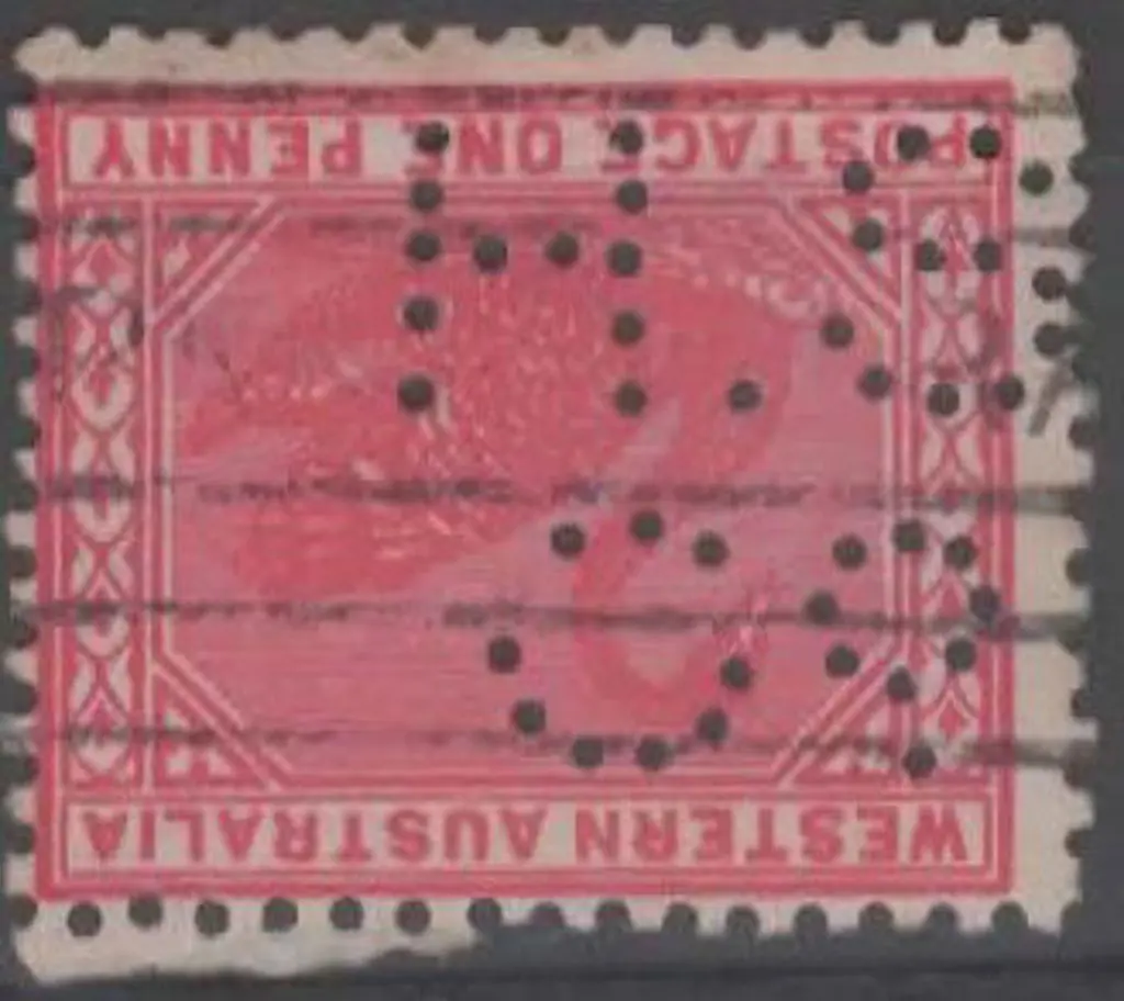 1910 "H.S. Co" private perfin for Howard Smith Co, ... Image 1++