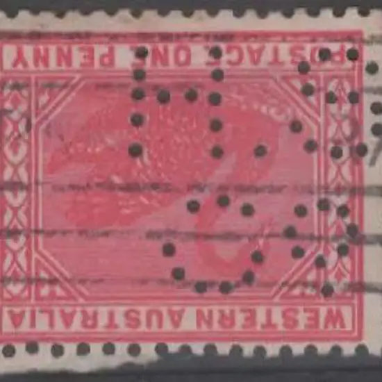 1910 "H.S. Co" private perfin for Howard Smith Co, ...