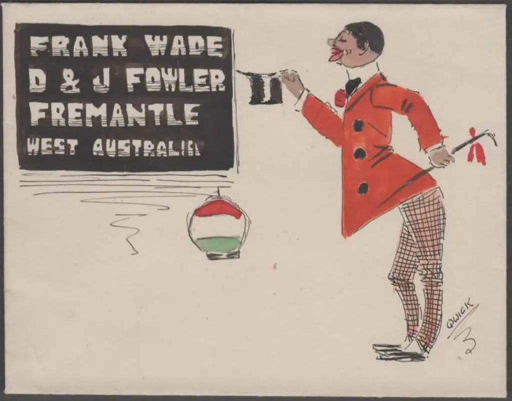 1910c Leo Quick coloured illustrated cover showing ... Image 1++