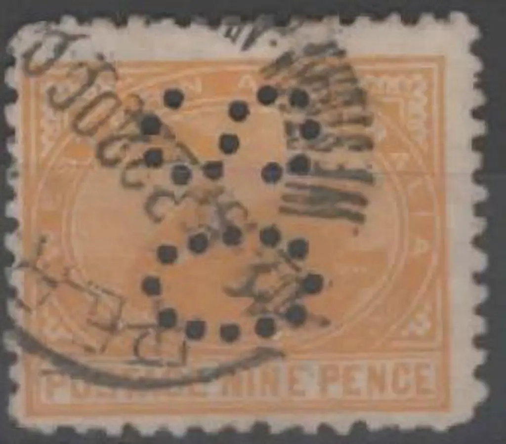 1912 9d orange-yellow swan, Crown over A wmk, ... Image 1++