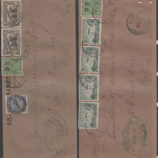 1933 & 1935 OHMS covers from accounts branch of ...