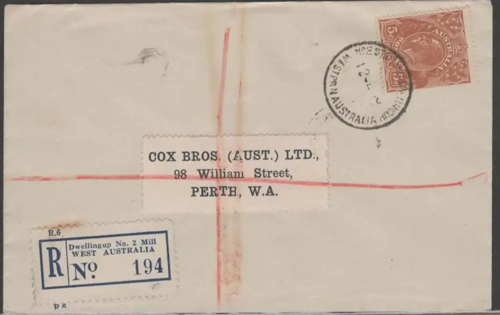 1935 (12th Sept) "Dwellingup No.2 Mill" R6 Reg ... Image 1++
