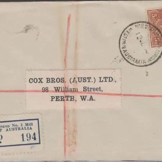 1935 (12th Sept) "Dwellingup No.2 Mill" R6 Reg ...
