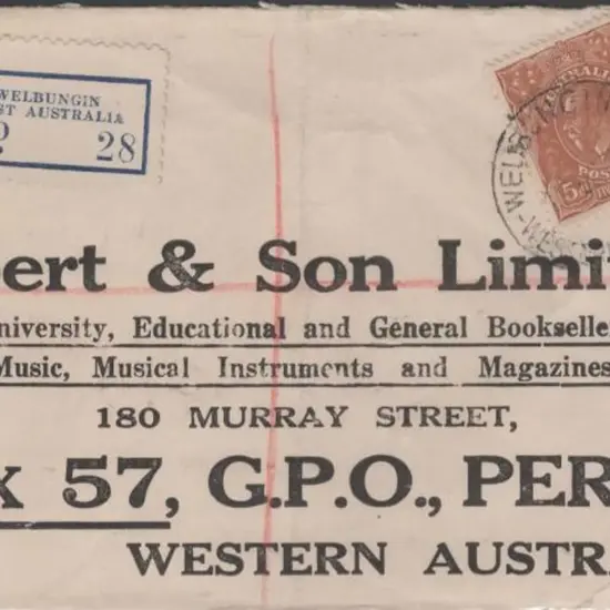 1936 (20th June) Welbungin Registered Albert & ...