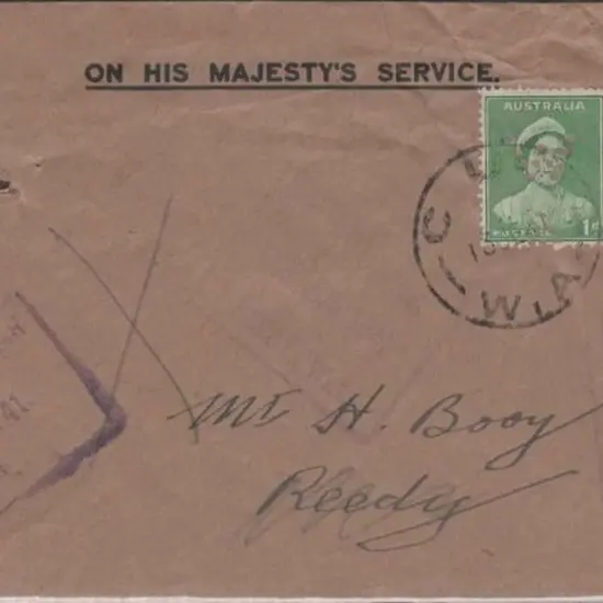1941 (15th July) OHMS cover with "Lend to Defend ...