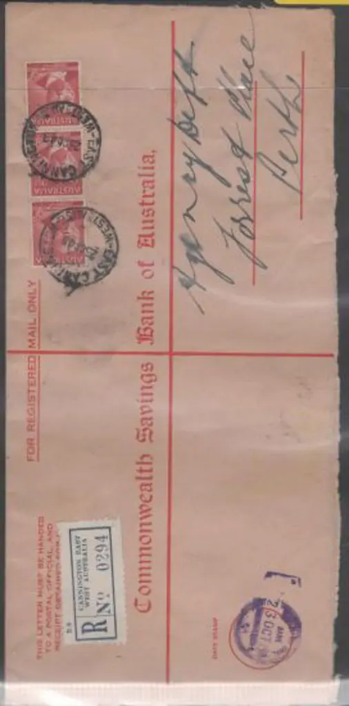 1948 (25th Oct) Commonwealth Savings Bank ... Image 1++