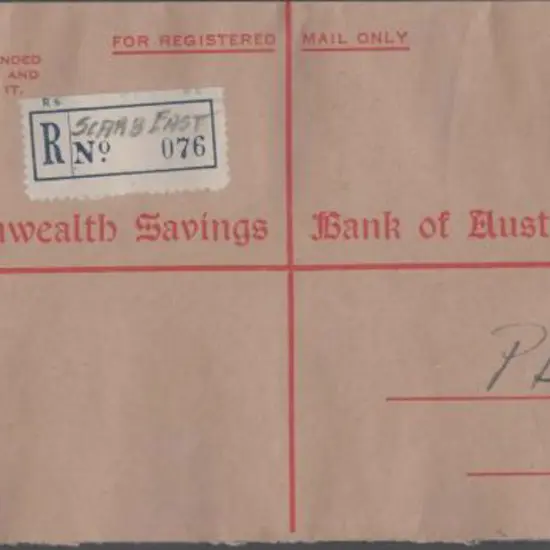 1949 (9th Jan) Commonwealth Savings Bank of ...