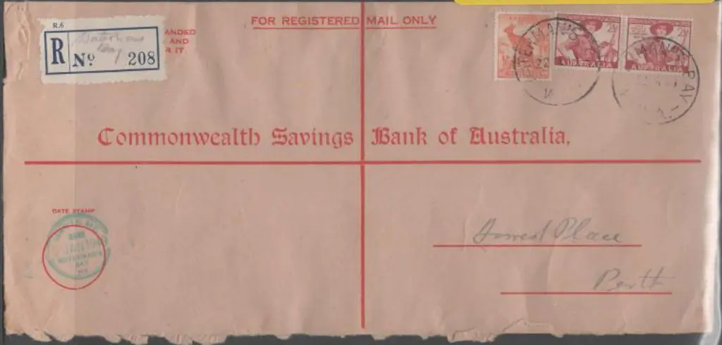 1949 (20th Jan) Commonwealth Savings Bank of ... Image 1++