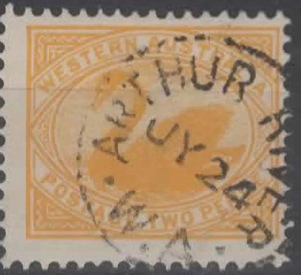 Arthur River 3b 90% strike on 2d yellow swan dated ... Image 1++