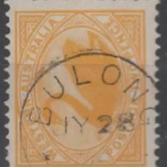 Bulong 3b-b JY 28 dated strike on 2d swan. No year ...