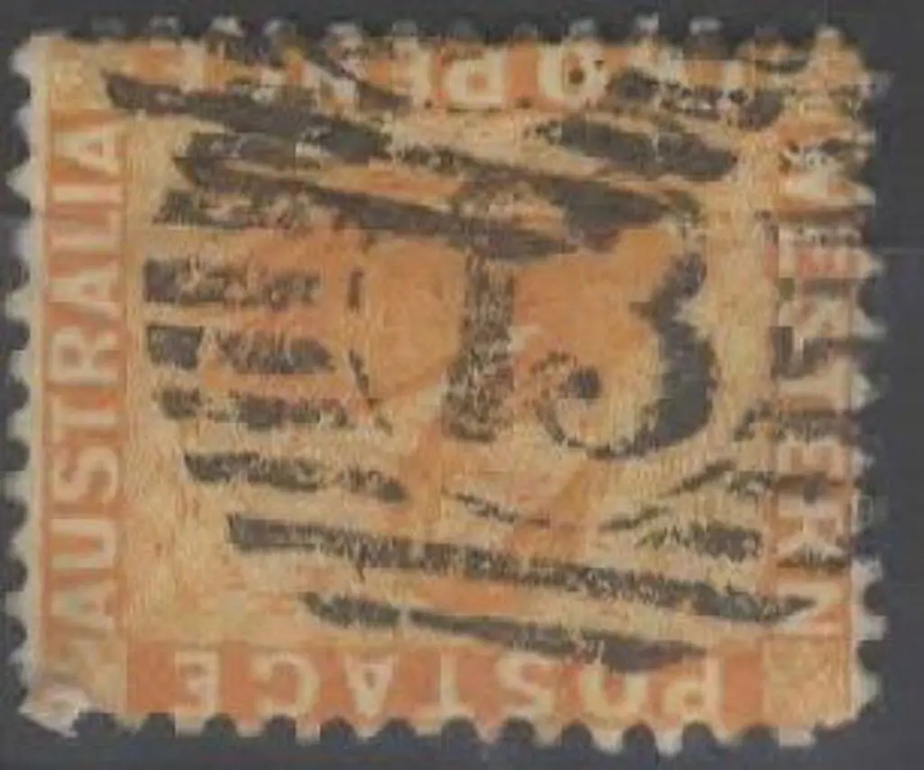 Geraldton 12 Bar 13 on 2d yellow swan. Part of ... Image 1++