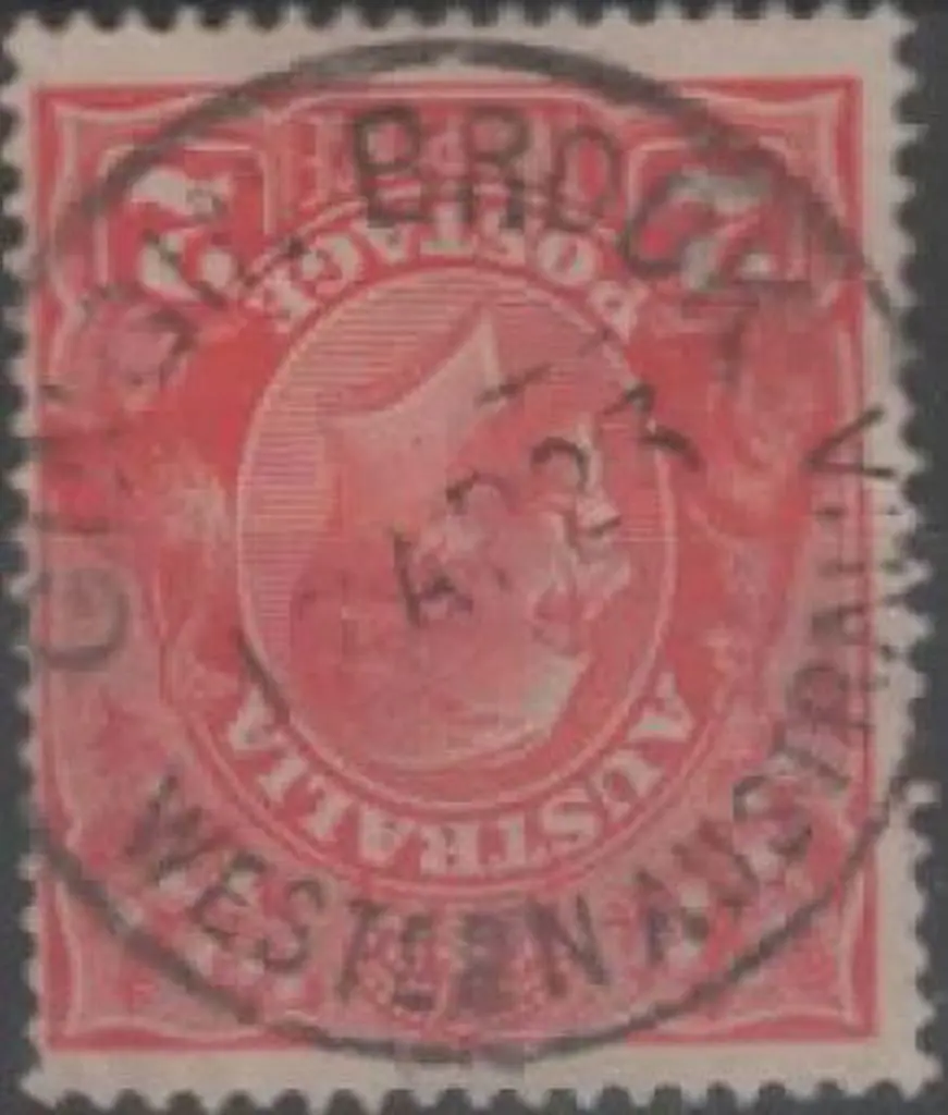 Gingin Brook A27 on 2d red KGV for 17 AP 23. PMI ... Image 1++