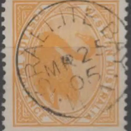 Israelite Bay 3b 95% crisp impression on 2d swan. ...