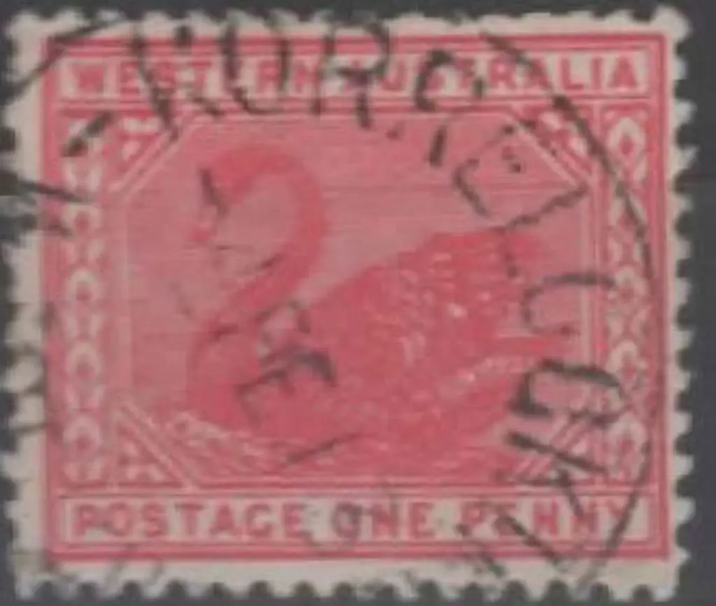 Korrelocking B28 95% of town name strike on 1d red ... Image 1++