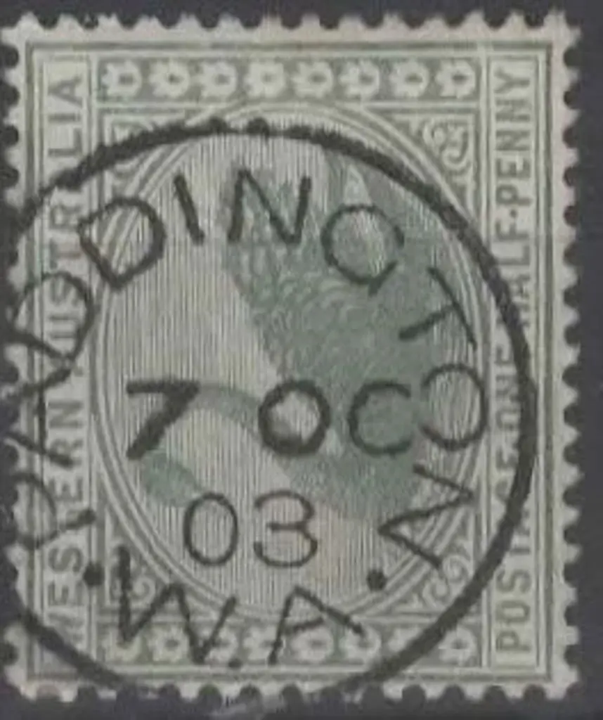 Paddington 3b-b 95% bold cancel on ½d swan. A fine ... Image 1++