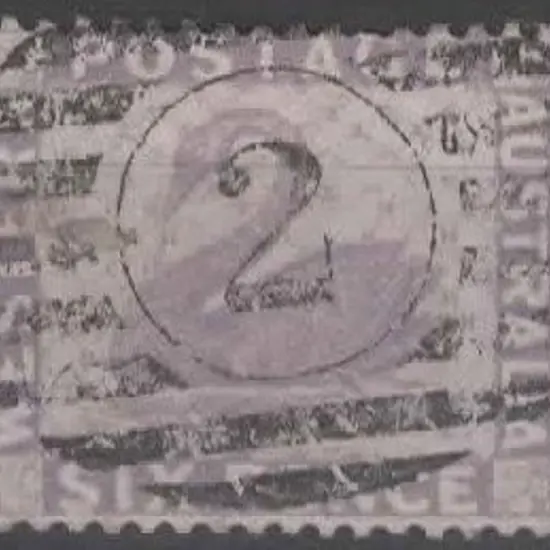Perth 9 Bar 2 on 6d violet. (SG 79) A stunning ...