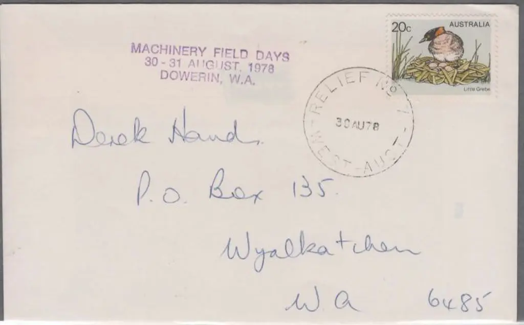 Relief No. 7 dated 30 AU 78 on env with "MACHINERY ... Image 1++