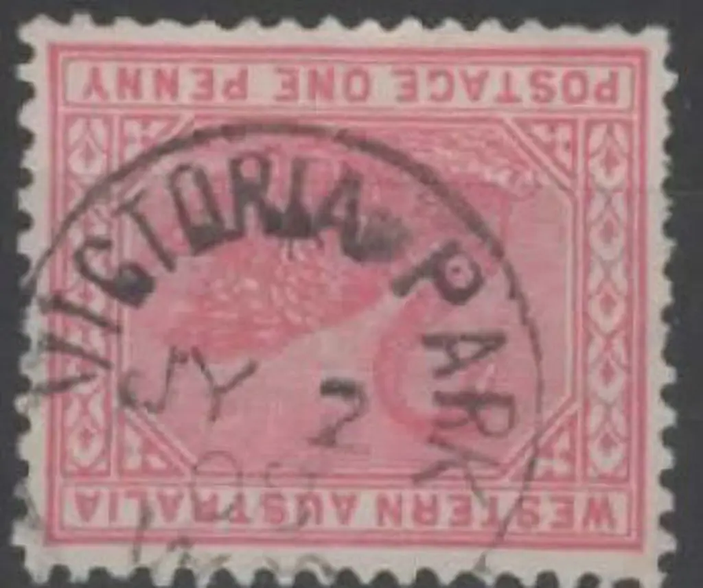 Victoria Park 3b dated JY 2 08. 75% bold cancel on ... Image 1++