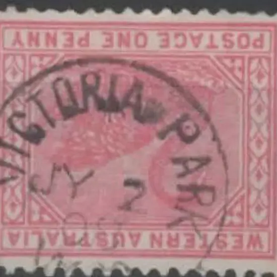 Victoria Park 3b dated JY 2 08. 75% bold cancel on ...