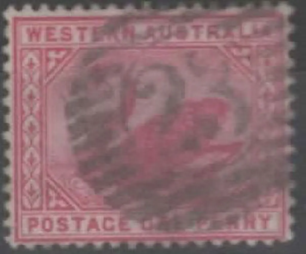 Williams River 12 Bar 23 on 1d carmine swan. Image 1++
