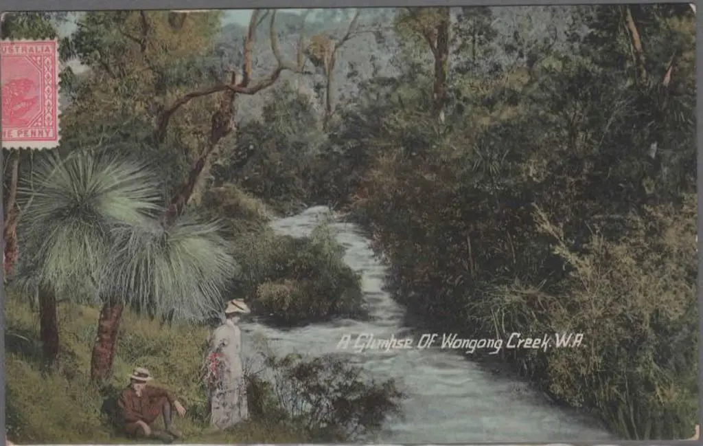 "A Glimpse of Wongong Creek, WA" Falk colour with ... Image 1++